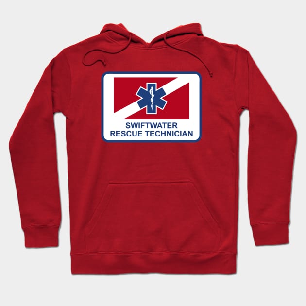 Swiftwater Rescue Technician Hoodie by LostHose